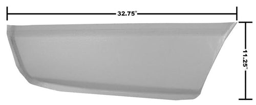 1966 - 1967 Chevelle Behind Rear Wheel Lower Quarter Patch Repair Panel, LH