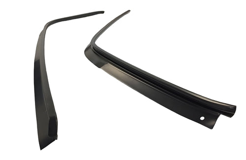 1966 - 1967 Chevelle Roof Drip Rail METAL Gutter Panels, Pair, Angle 2
