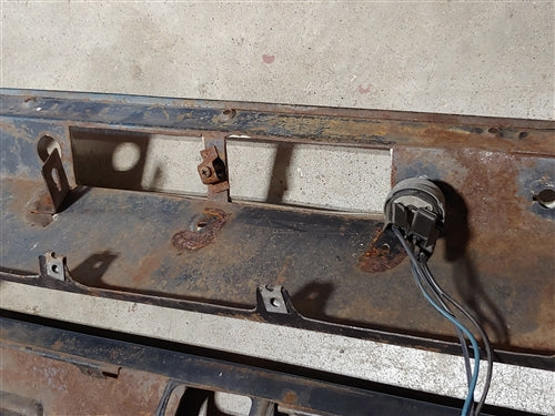 1966 Chevelle Dash Metal Frame Assembly, Without AC Used GM, Angle 12