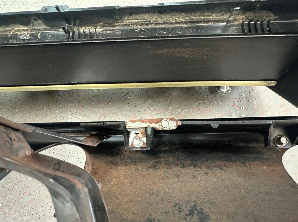 1966 Chevelle Dash Metal Frame Assembly, With AC Used GM, Angle 13