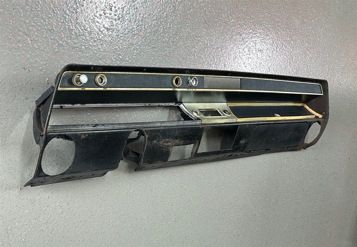 1966 Chevelle Dash Metal Frame Assembly, With AC Used GM, Angle 2