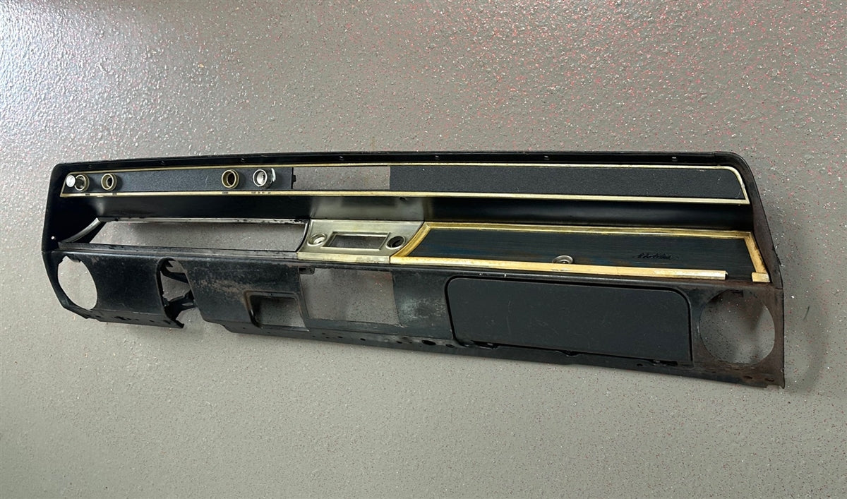1966 Chevelle Dash Metal Frame Assembly, With AC Used GM, Angle 3