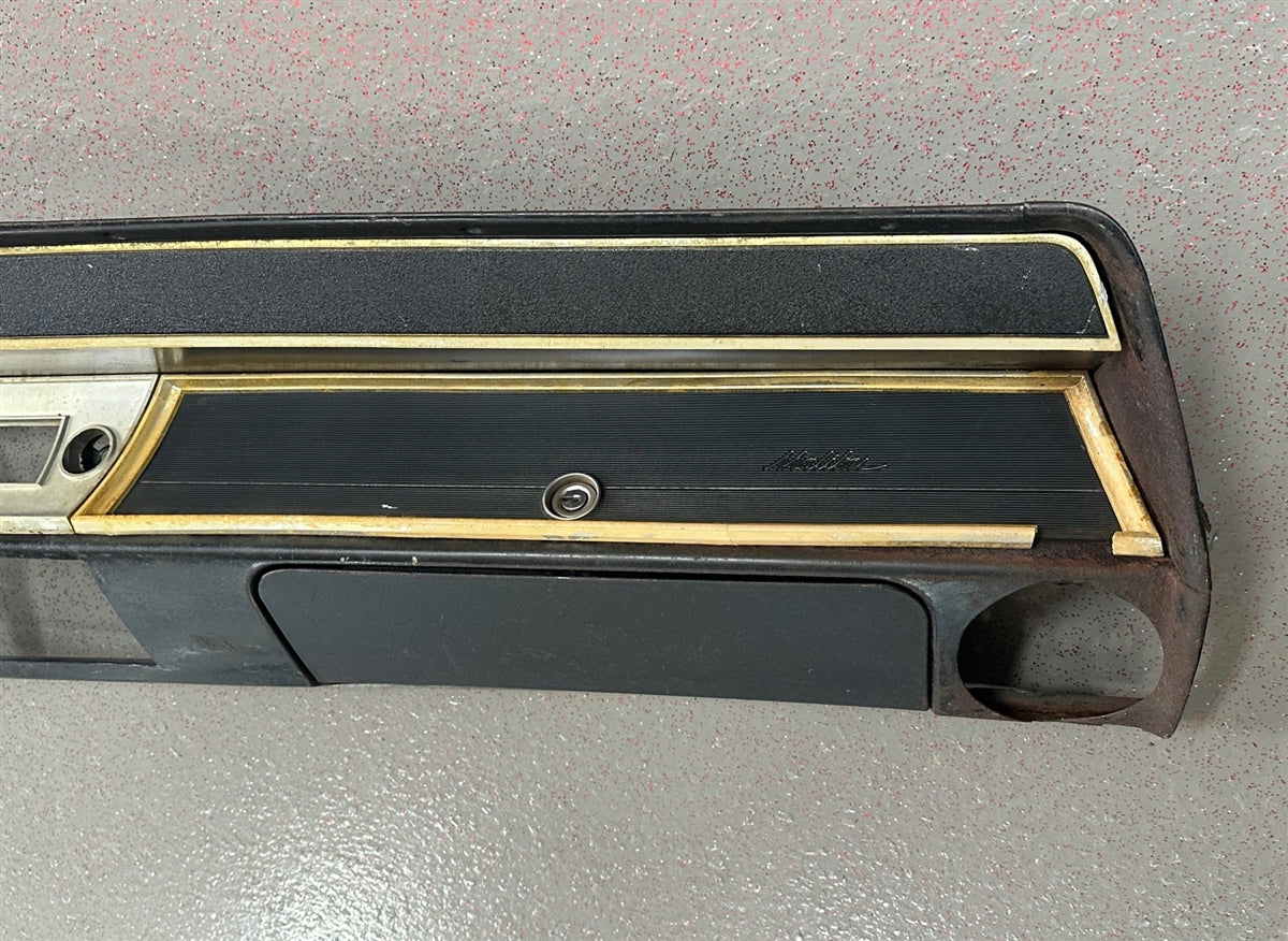 1966 Chevelle Dash Metal Frame Assembly, With AC Used GM, Angle 4