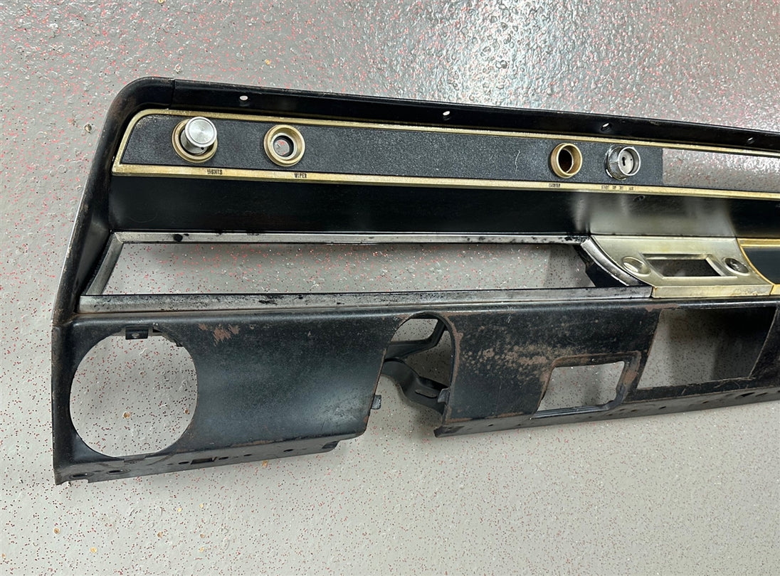 1966 Chevelle Dash Metal Frame Assembly, With AC Used GM, Angle 6