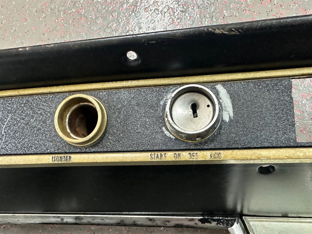 1966 Chevelle Dash Metal Frame Assembly, With AC Used GM, Angle 8