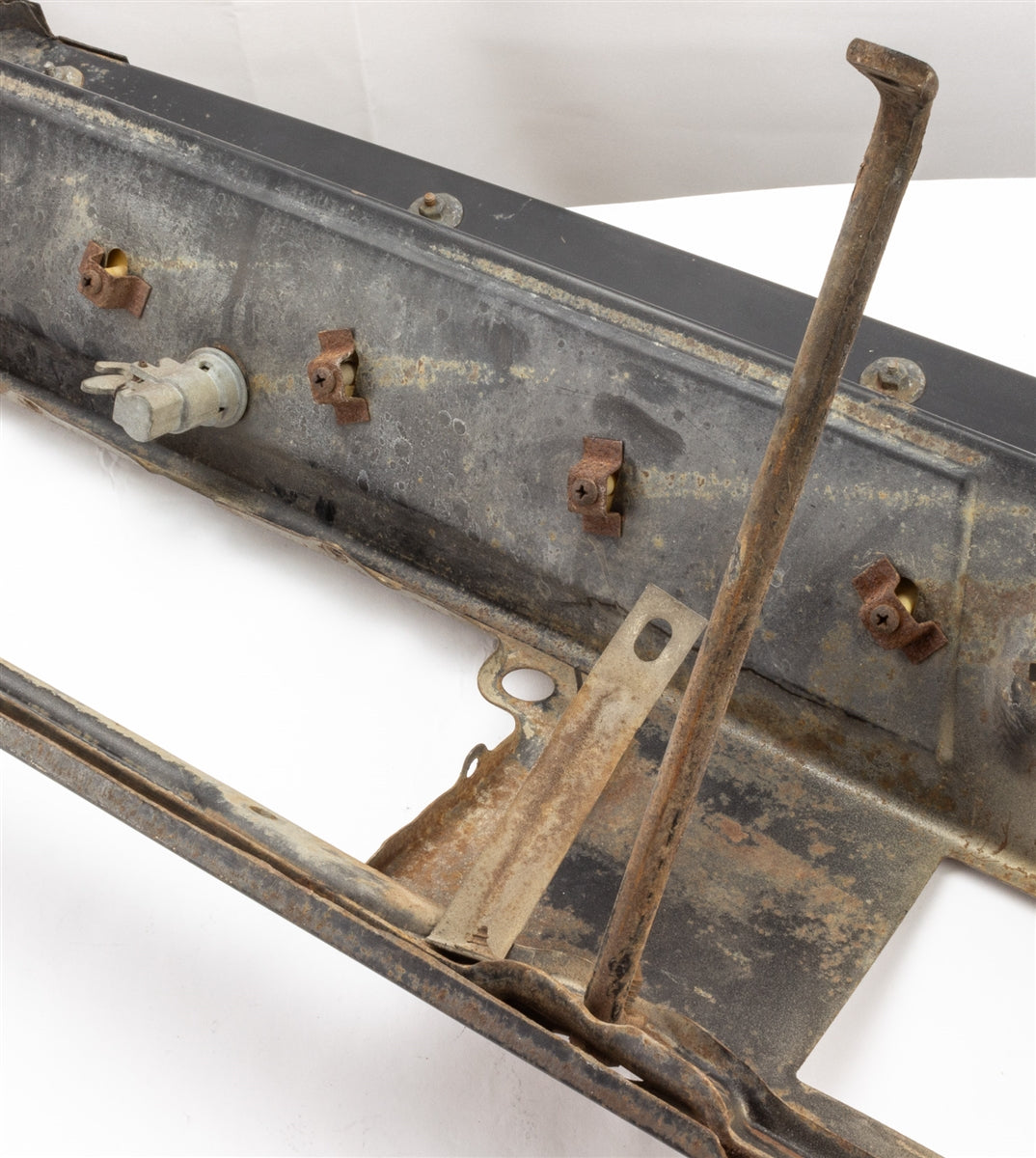 1967 Chevelle Dash Metal Frame Assembly, With Speedometer for Air Conditioning, Used GM, Angle 9