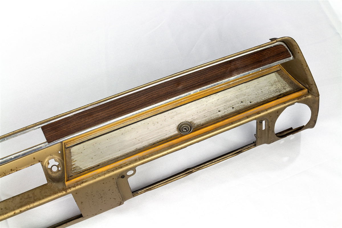 1967 Chevelle Dash Metal Frame Assembly, With Speedometer for Air Conditioning, Used GM, Angle 3