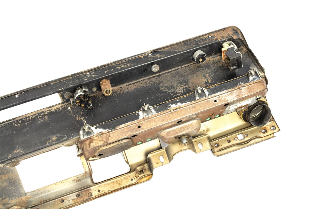 1967 Chevelle Dash Metal Frame Assembly, With Speedometer for Air Conditioning, Used GM, Angle 5