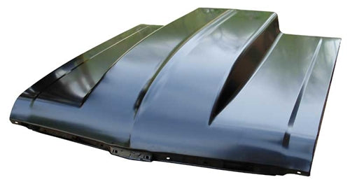1968 - 1972 Nova Steel Cowl Induction Hood, 4 Inch Rise