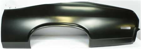 1970 - 1972 Nova Quarter Panel Skin, Left Hand