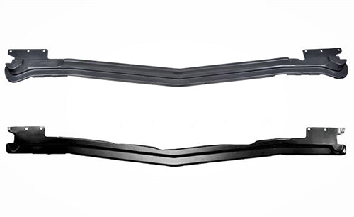 1968 - 1972 Nova Front Bumper to Grille Filler Panel Kit with Steel Reinforcement Bar and Plastic Filler