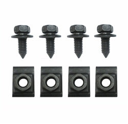 1966 - 1967 Chevelle Front Inner Fender to Radiator Support Bolt and Nut Set, 8 Pieces