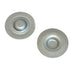 1964 - 1972 Chevelle Round Under Rear Seat Floor Pan Plugs, Pair
