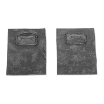 1964 - 1968 Chevelle Rear Inner Rocker Panel Drain Plug Rubber Flaps - Pair