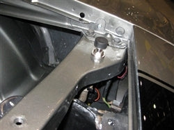 1964 - 1972 Chevelle / Nova Custom Stainless Steel 5/16" Hood Adjustment Bolt and Bumper Set, Polished Finish, Angle 2