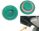 1968 - 1972 Inner Rear Quarter Drop Off Extension Green Drain Plugs with Gasket, Pair