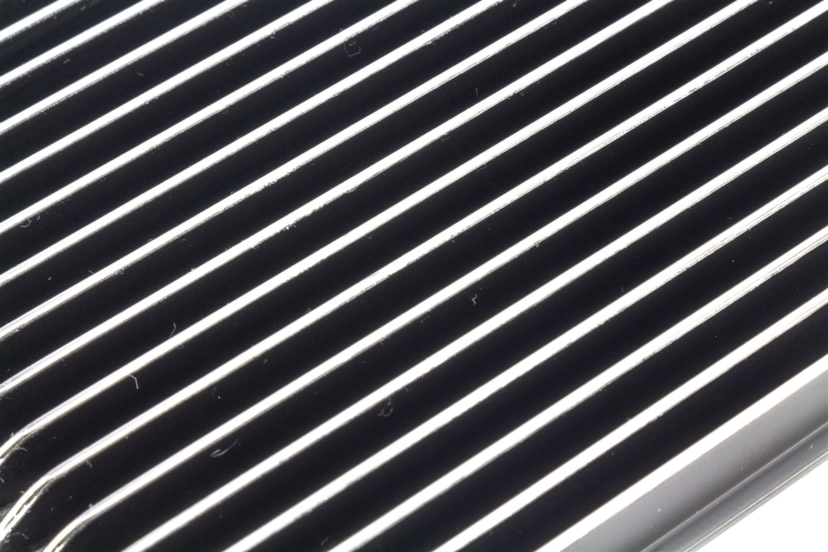 1968 - 1972 Nova Chrome Super Sport Hood Louvers, PREMIUM QUALITY PAIR, Angle 3