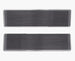 1968 - 1972 Nova Chrome Super Sport Hood Louvers, PREMIUM QUALITY PAIR, Angle 7
