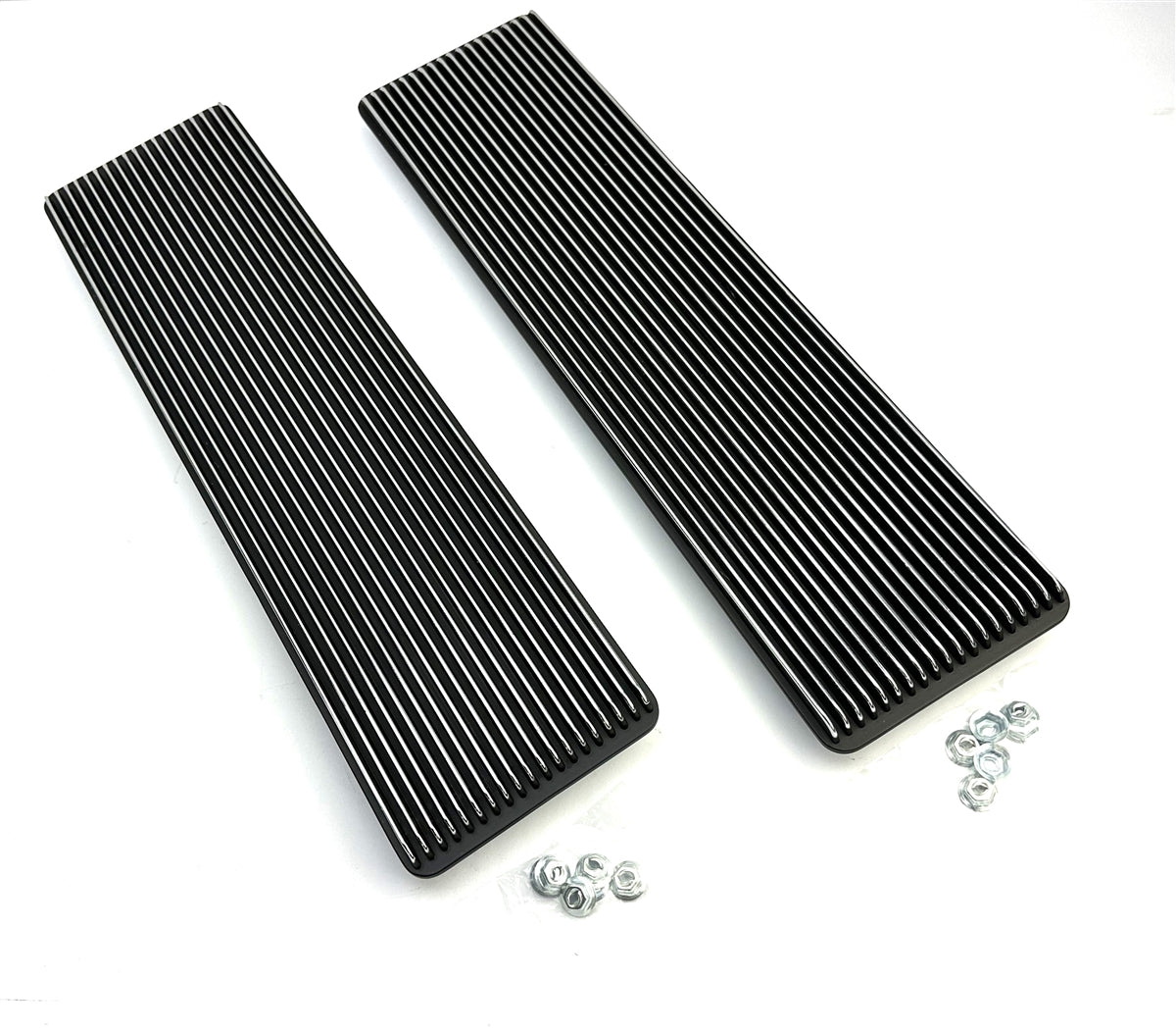 1968 - 1972 Nova SS Super Sport Chrome Hood Louvers, Budget Friendly Pair