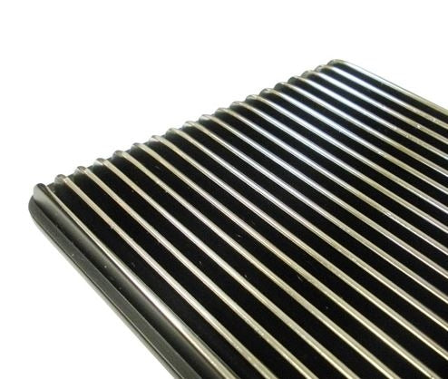 1968 - 1972 Nova SS Super Sport Chrome Hood Louvers, Budget Friendly Pair, Angle 3