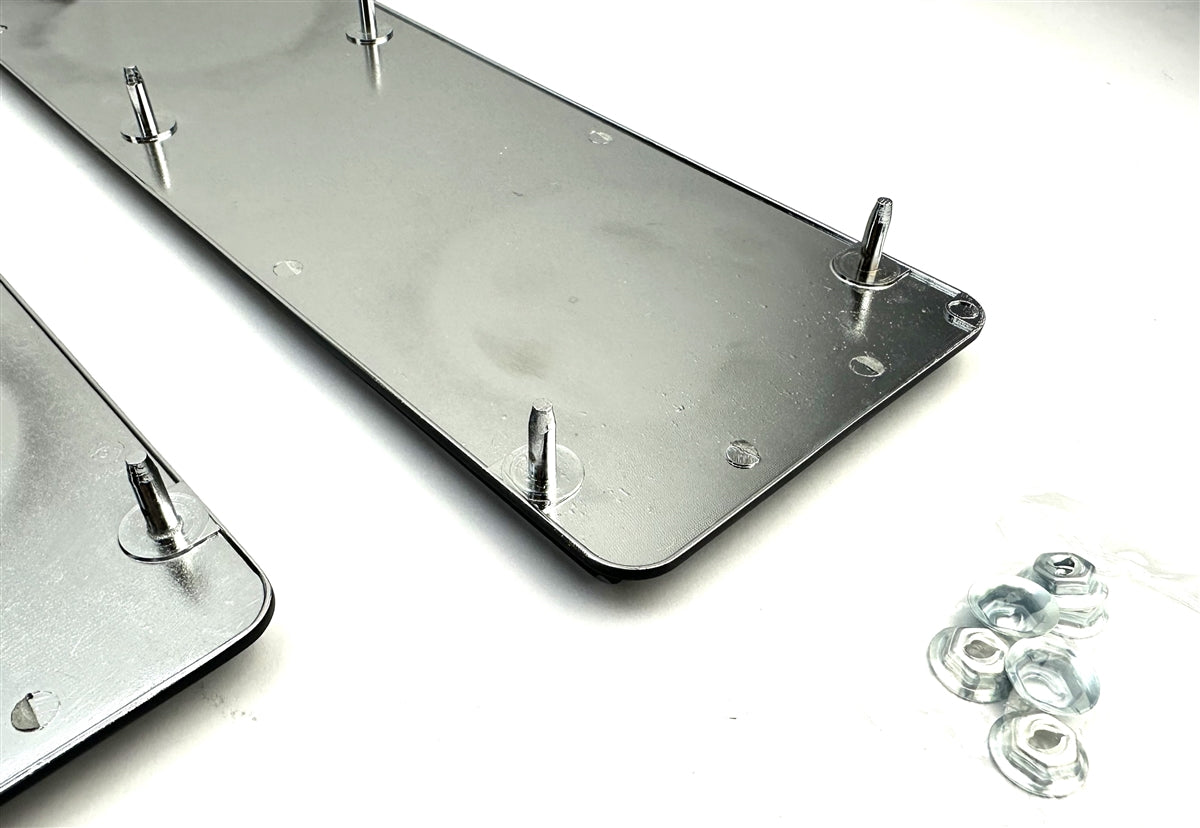 1968 - 1972 Nova SS Super Sport Chrome Hood Louvers, Budget Friendly Pair, Angle 5