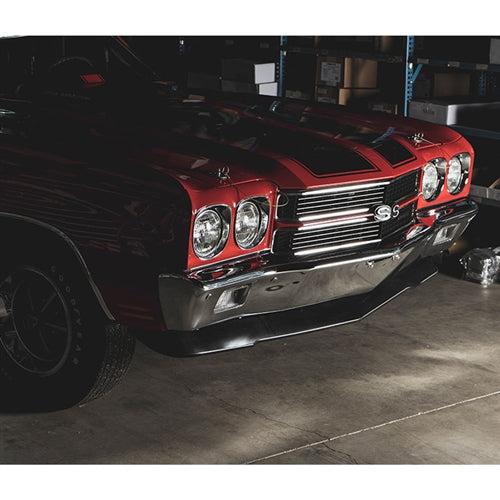New 1970 - 1972 Chevelle Custom Restomod Pro Touring Front Spoiler, Angle 2