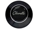 Custom Chevelle Script Horn Cap for Wood or Comfort Grip Steering Wheel, Choose Brushed or Black Finish, Angle 2