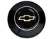 Custom Silver Bowtie Horn Cap for Wood or Comfort Grip Steering Wheel, Choose Brushed or Black Finish, Angle 2