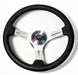 1969 - 1972 Chevelle or Nova Custom Black Leather Wrapped Steering Wheel Kit
