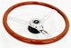 1967 - 1972 Chevelle and Nova Custom Genuine Wood Steering Wheel Kit