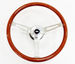 1967 - 1972 Chevelle and Nova Custom Genuine Wood Steering Wheel Kit, Angle 2