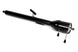 a 1967 - 1968 Chevelle IDIDIT Tilt Steering Column for Floor Shift with a Black Powder Coated Finish