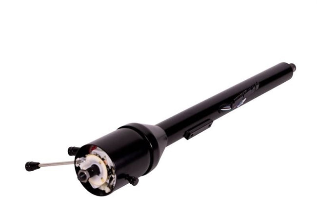 a 1967 - 1968 Chevelle IDIDIT Tilt Steering Column for Floor Shift with a Black Powder Coated Finish, Angle 2