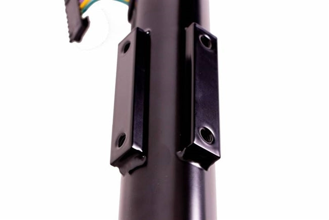 a 1967 - 1968 Chevelle IDIDIT Tilt Steering Column for Floor Shift with a Black Powder Coated Finish, Angle 3