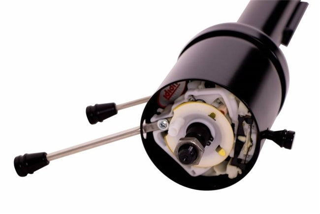 a 1967 - 1968 Chevelle IDIDIT Tilt Steering Column for Floor Shift with a Black Powder Coated Finish, Angle 4