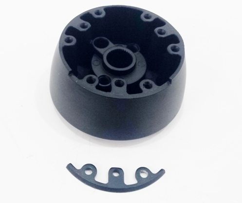 1967 - 1972 Custom Genuine Wood Steering Wheel Kit, Angle 5