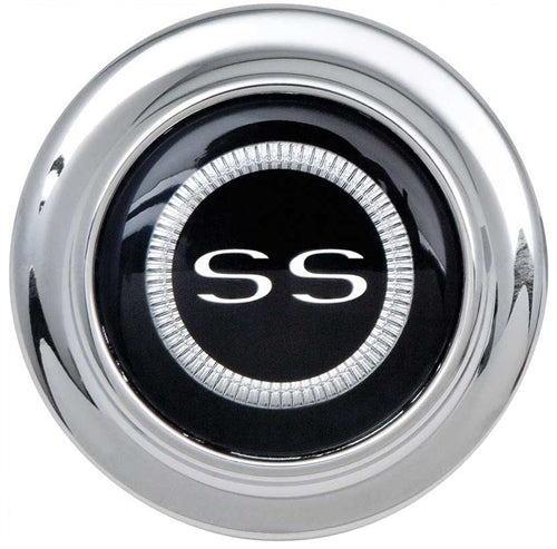 1967 Chevelle SS Horn Button, Super Sport, Fits 3 Spoke Deluxe Wheel