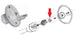 1964 - 1966 Chevelle Horn Contact Cam, Without Tilt, Angle 2