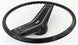 1970 Chevelle Standard Steering Wheel Kit, Black with Black Madrid Grain Shroud, Angle 3