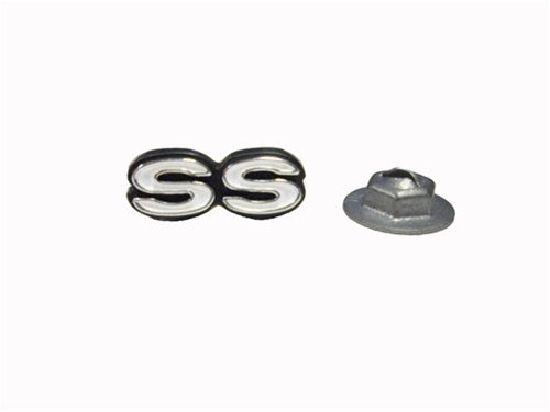 Steering Wheel Shroud Emblem, Super Sport SS, Deluxe