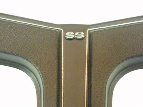 Steering Wheel Shroud Emblem, Super Sport SS, Deluxe, Angle 2