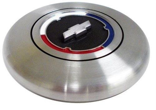 Horn Cap with Bowtie Emblem for Wood or Comfort Grip Steering Wheel, Angle 3