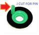 1969-1981 Horn Cap Mounting Set, Woodgrain or Comfort Grip Steering Wheels, for NON-Tilt, Angle 2