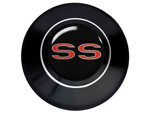 1967 - 1972 Chevelle or Nova Custom Super Sport Comfort Grip Steering Wheel Kit with SS Horn Cap Button, Angle 7