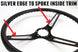 1969 - 1970 Nova Custom Black Spoke Comfort Grip Steering Wheel, Angle 2