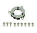 1967 - 1972 Horn Button Cap Mounting Contact with Screws for Wood Grain or Comfort Grip Steering Wheels, Angle 3