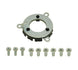 1967 - 1972 Horn Button Cap Mounting Contact with Screws for Wood Grain or Comfort Grip Steering Wheels, Angle 3