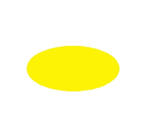 1966 - 1972 Chevelle or Nova Steering Gear Box Yellow Oval Inspection Decal