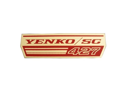 Chevelle or Nova Yenko SC 427 Fan Shroud Decal