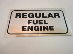 Picture of a 1966 - 1972 Valve Cover " Regular Fuel " Decal